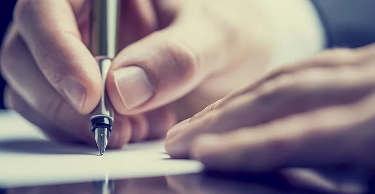 Signing your life away...