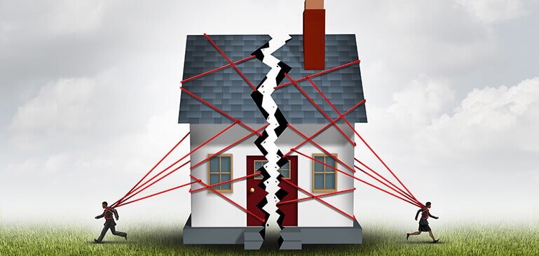 Torn over property...